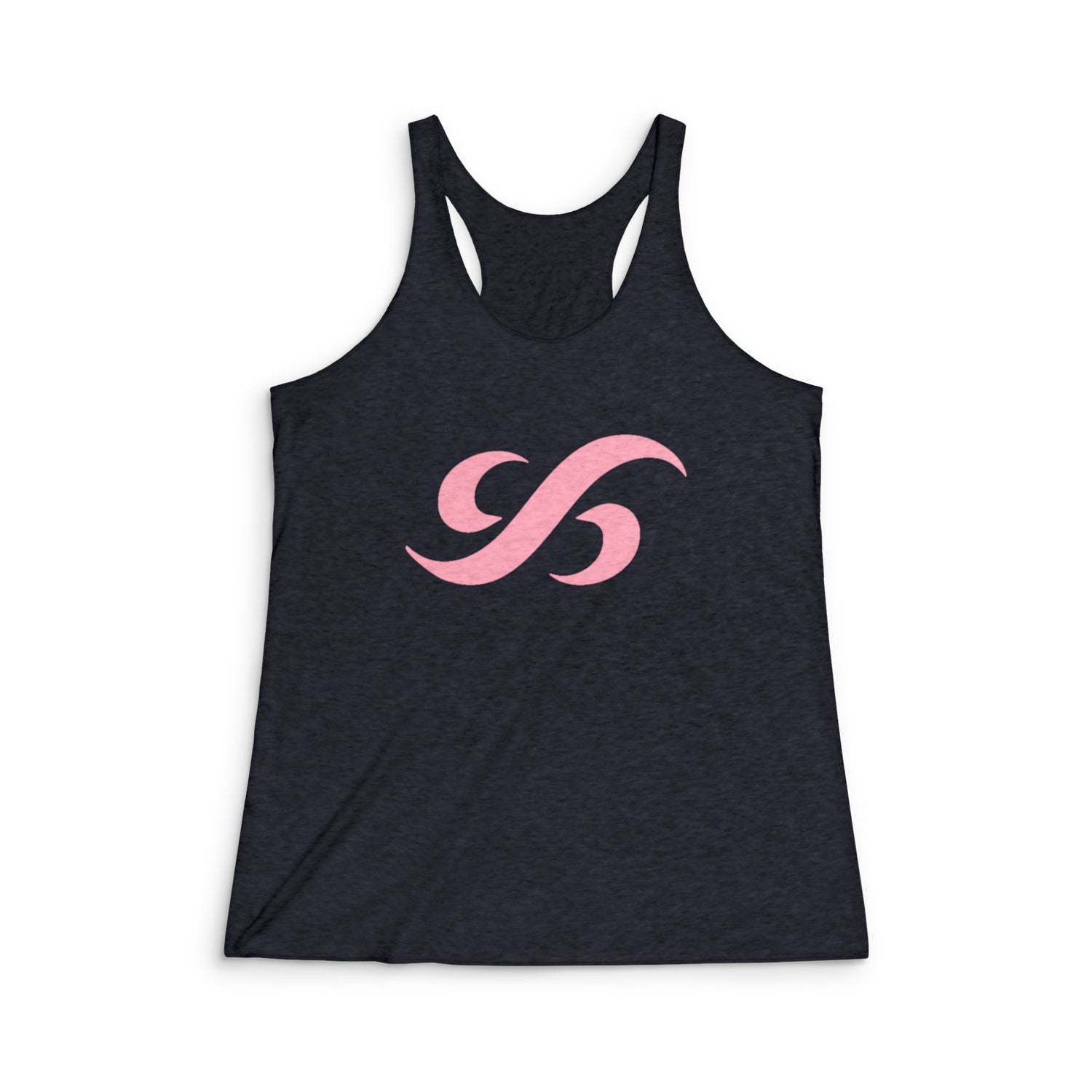 Signature Flow Knot Racerback Tank– Pink Logo Edition