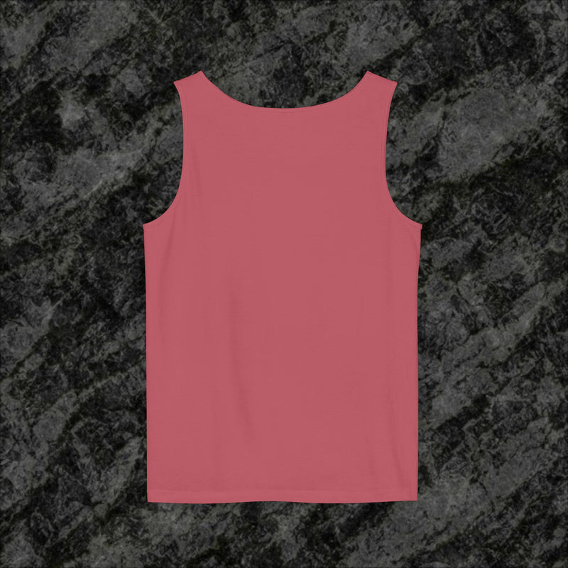 Signature Flow Knot Tank Top – Pink Logo Edition