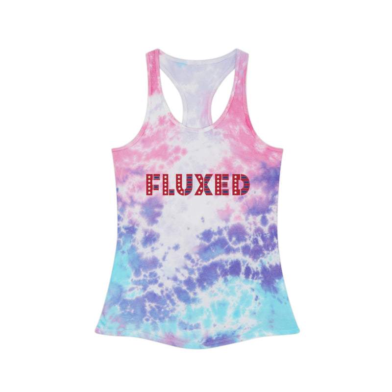 Land des freien Tie Dye Racerback-Tank 