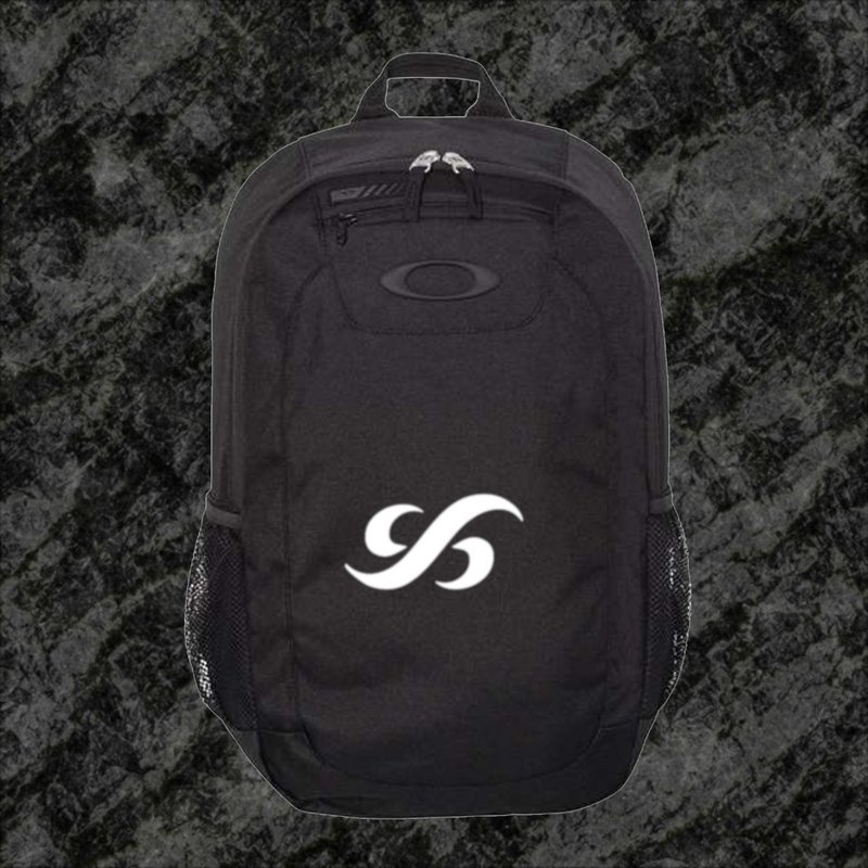 Signature Flow Knot Oakley Backpack – White Logo Edition